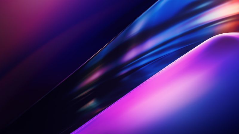 OnePlus 7T, abstract, colorful, 4K (horizontal)