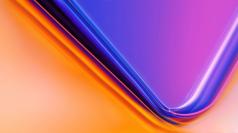 OnePlus 7, abstract, colorful, 4K (horizontal)