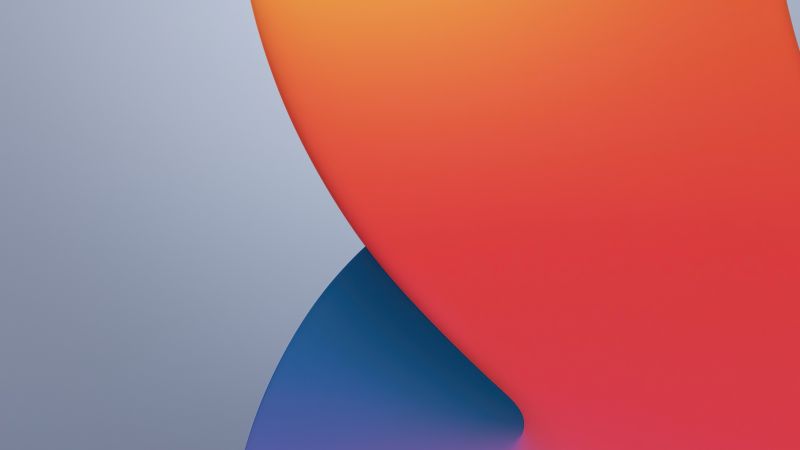 iOS 14, iPadOS 14, abstract, WWDC 2020, 4K (horizontal)
