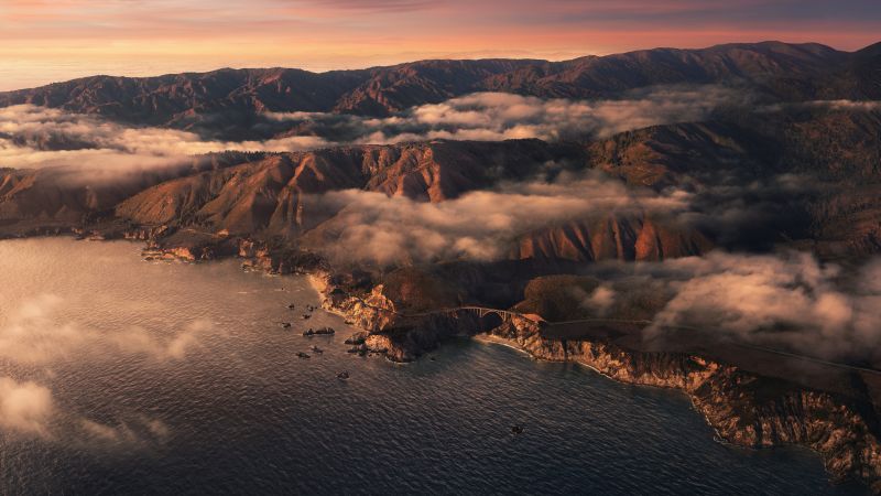 macOS Big Sur, sunset, Apple October 2020 Event, 5K (horizontal)