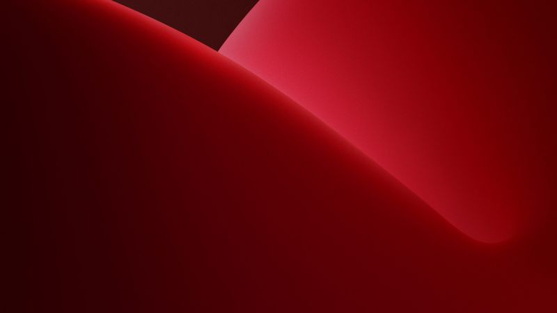 Wallpaper Apple CarPlay, red, dark, OS #23241