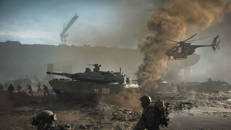 Battlefield 2042, E3 2021, screenshot, 4K (horizontal)