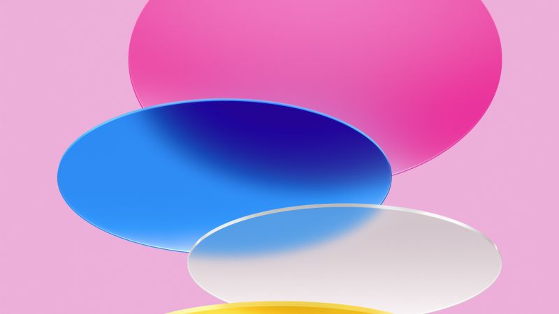 iPadOS 16, abstract, colorful (horizontal)