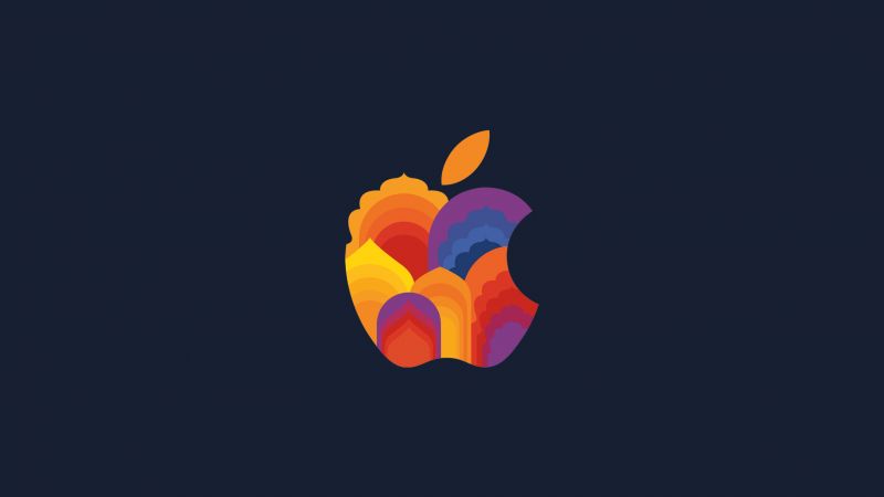 Apple, abstract, HD (horizontal)