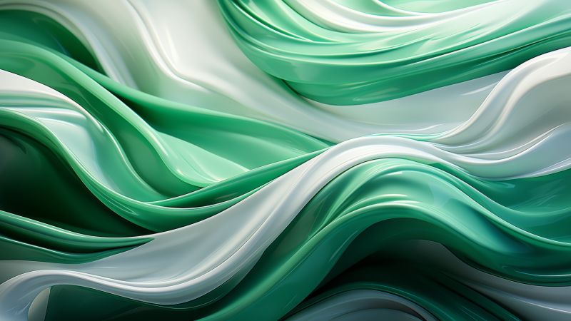 waves, colorful (horizontal)