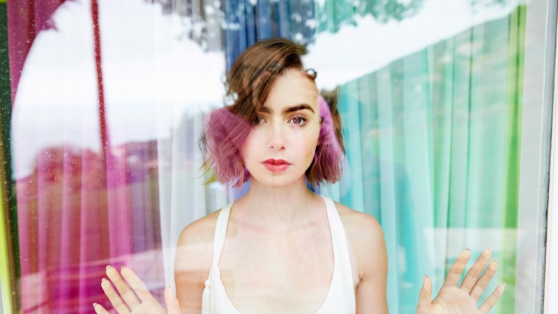Lily Collins, actress, model, Lily Jane Collins, Love, Rosie, The Mortal Instruments: City of Bones (horizontal)