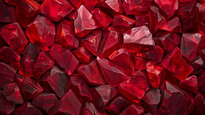 ruby, red, stones (horizontal)