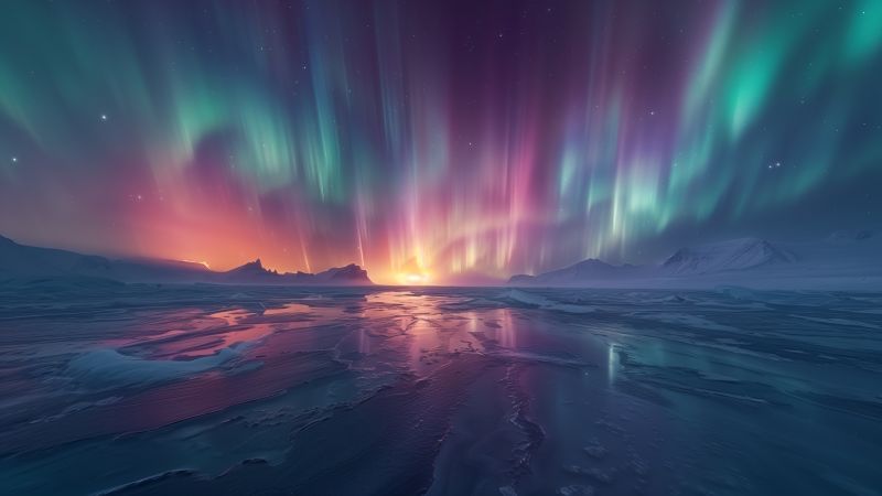 polar light, winter (horizontal)