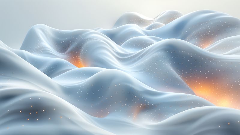 waves, white (horizontal)