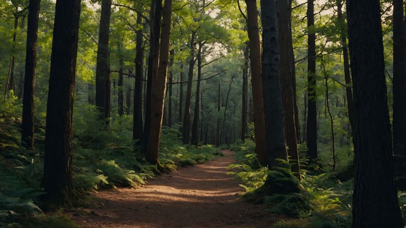 forest, path (horizontal)