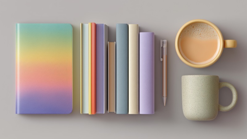 classroom wallpaper, stationary, back to school supplies, background for desktop wallpaper (horizontal)