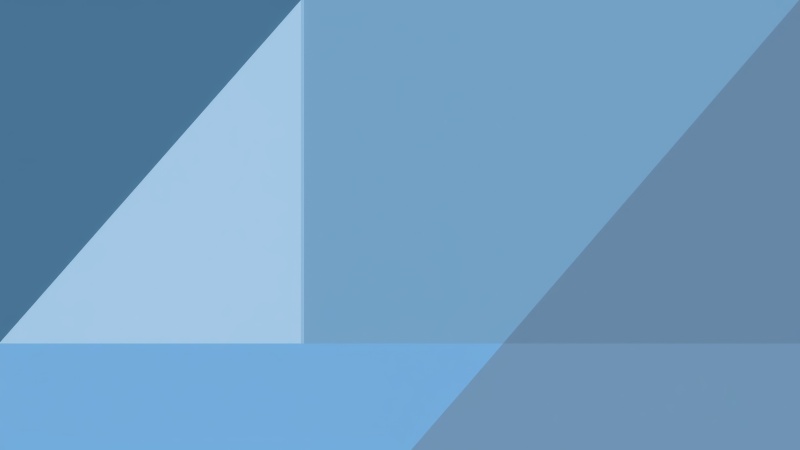 flat blue color wallpaper, abstract shapes, clean lines, background for desktop wallpaper (horizontal)