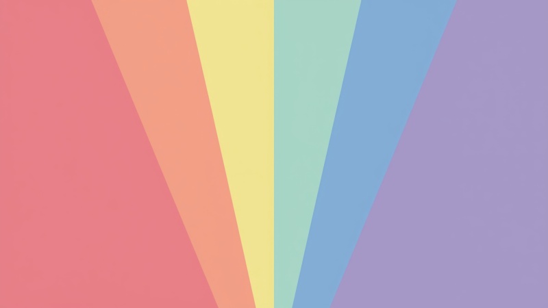 spectrum wallpaper, artistic shapes, geometric art, background for desktop wallpaper (horizontal)