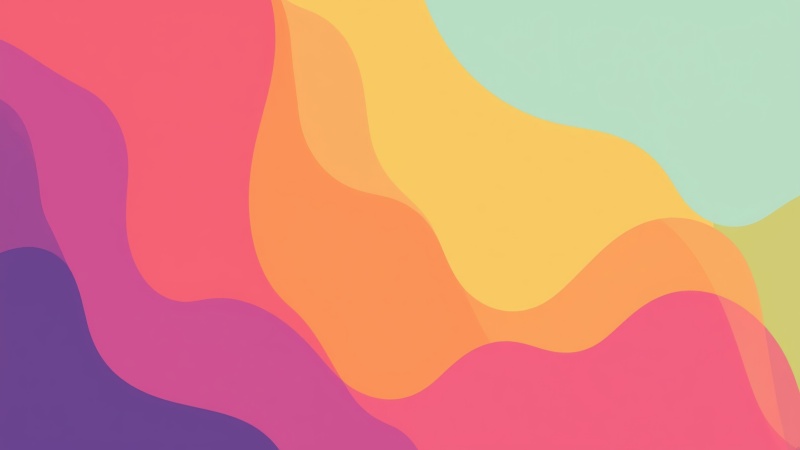 bright patterns wallpaper, dynamic compositions, bold color palette, background for desktop wallpaper (horizontal)