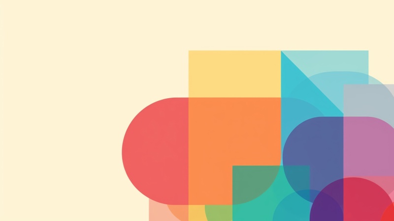 minimalist computer wallpaper wallpaper, solid color backgrounds, vibrant color palette, background for desktop wallpaper (horizontal)