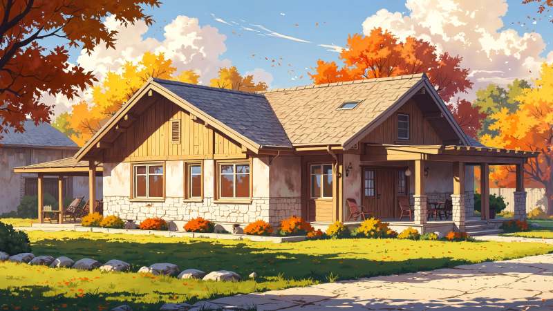 rustic farmhouse wallpaper, porch, country living, background for desktop wallpaper (horizontal)