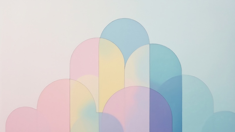 pastel hues wallpaper, soft aesthetic, modern elegance, background for desktop wallpaper (horizontal)