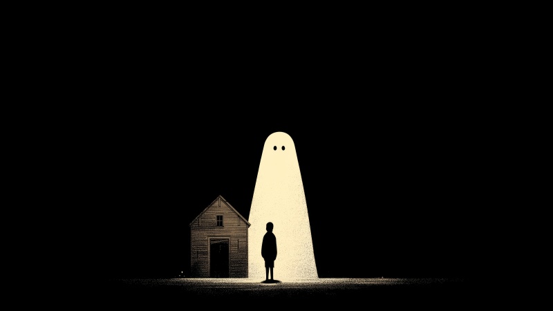 spooky art wallpaper, witchy themes, gothic style, background for desktop wallpaper (horizontal)