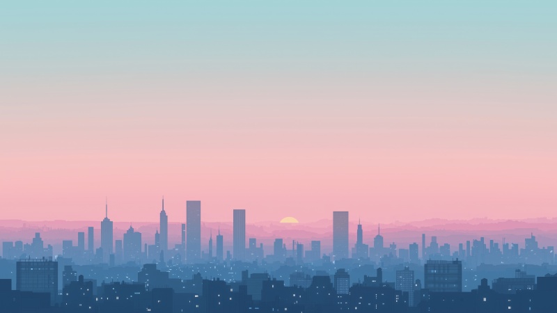 new york city wallpaper, skyline, high-rise buildings, background for desktop wallpaper (horizontal)