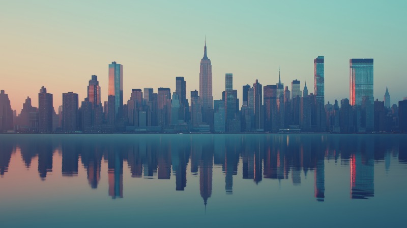 new york city wallpaper, skyline, architectural design, background for desktop wallpaper (horizontal)