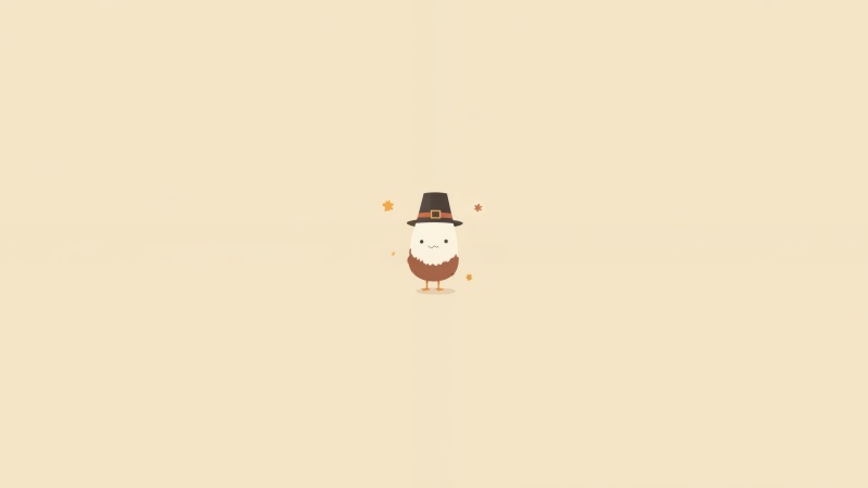 clipart wallpaper, autumn artwork, turkey images, background for desktop wallpaper (horizontal)