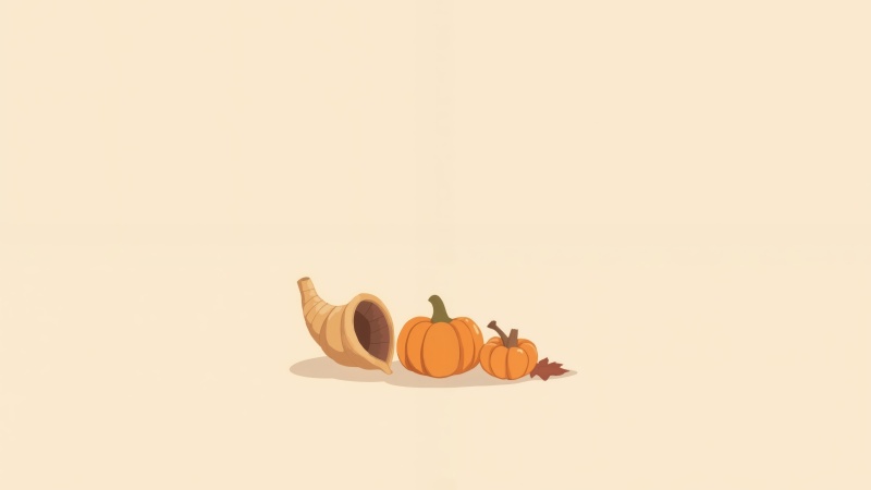 clipart wallpaper, thanksgiving graphics, seasonal clipart, background for desktop wallpaper (horizontal)