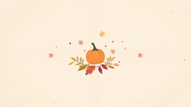 autumn decorations wallpaper, nature imagery, thanksgiving wallpaper, background for desktop wallpaper (horizontal)