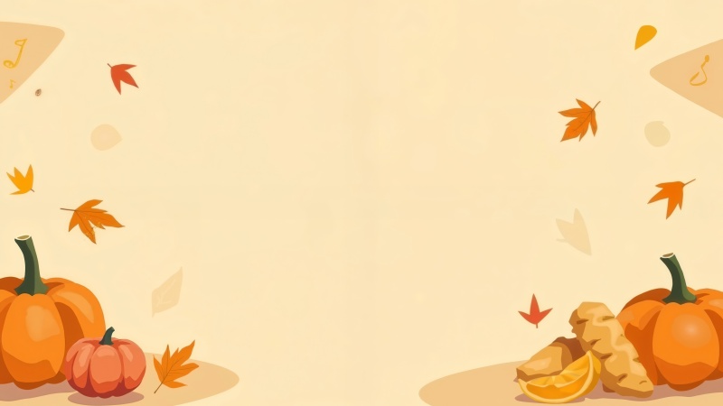 clip art wallpaper, autumn graphics, holiday decorations, background for desktop wallpaper (horizontal)