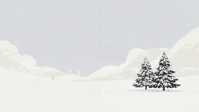 pine forest wallpaper, evergreen trees, pine trees, background for desktop wallpaper (horizontal)