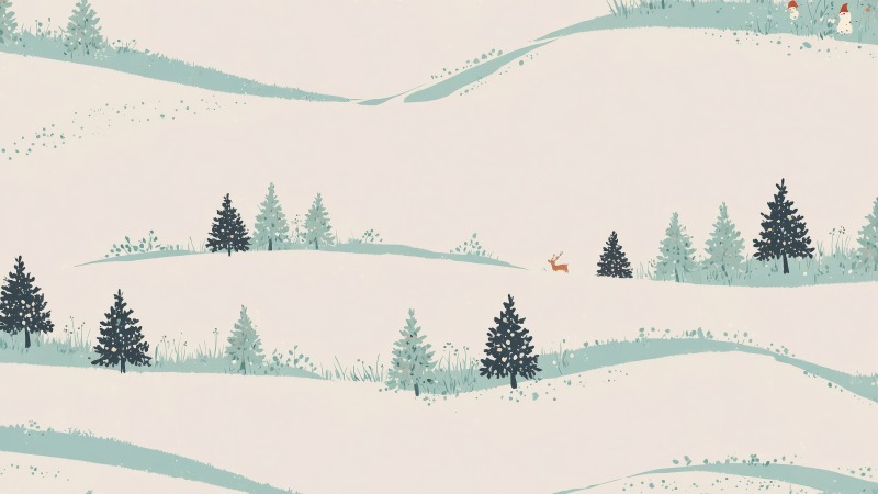 pine tree decor wallpaper, christmas backgrounds, pine cones, background for desktop wallpaper (horizontal)