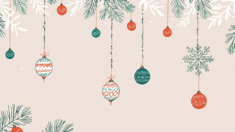 christmas wallpaper wallpaper, joyful celebrations, festive wallpaper, background for desktop wallpaper (horizontal)