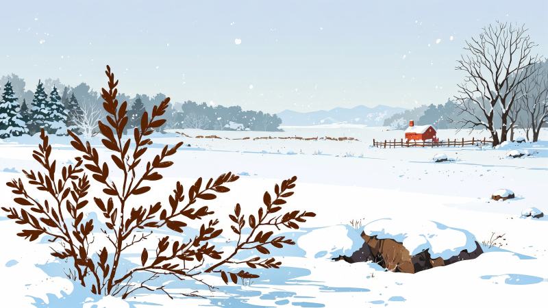 snow covered wallpaper, fireplace ambiance, cozy blankets, background for desktop wallpaper (horizontal)