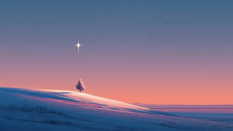 bethlehem star wallpaper, holiday lights, holiday traditions, background for desktop wallpaper (horizontal)