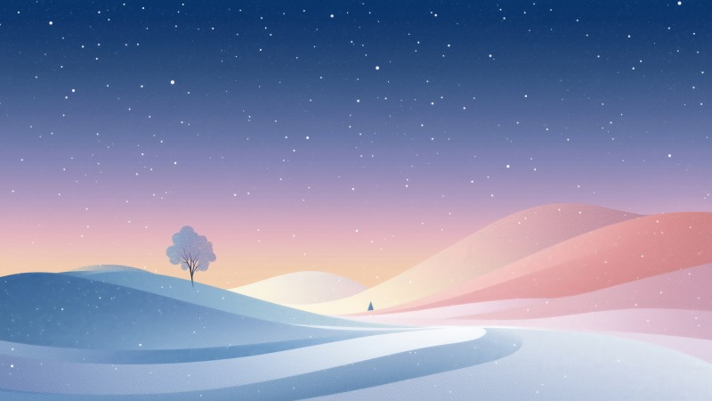 cozy evenings wallpaper, celestial navigation, winter nights, background for desktop wallpaper (horizontal)