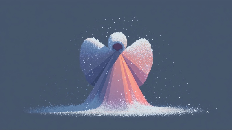 angel wallpaper, christmas tree decor, religious ornaments, background for desktop wallpaper (horizontal)