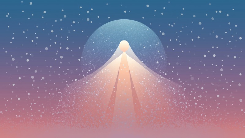 angel wallpaper, christmas tree ornaments, winter decorations, background for desktop wallpaper (horizontal)