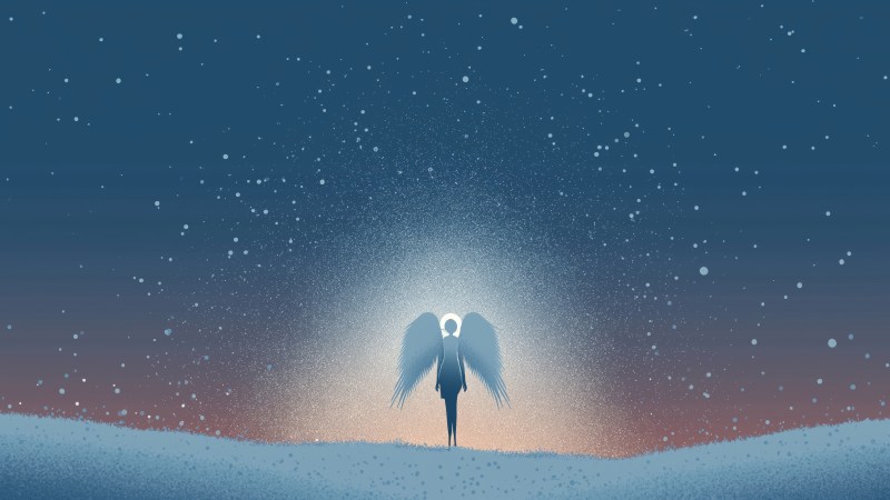 angel wallpaper, holiday ornaments, tree ornaments, background for desktop wallpaper (horizontal)