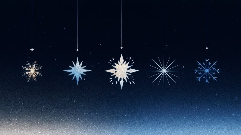 snowflake images wallpaper, christmas themes, winter themes, background for desktop wallpaper (horizontal)