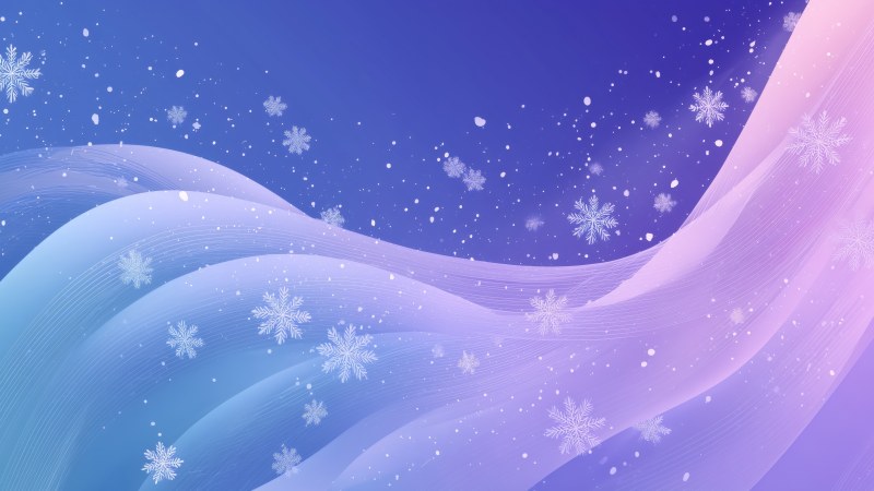 peaceful scenery wallpaper, snow scene, nature-inspired art, background for desktop wallpaper (horizontal)