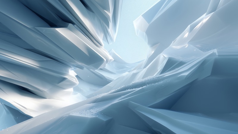 icy background wallpaper, blue ice, crystalline frost, background for desktop wallpaper (horizontal)