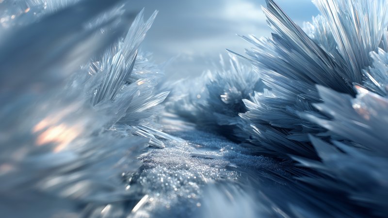 crystalline structures wallpaper, crystalline structure, frost textures, background for desktop wallpaper (horizontal)