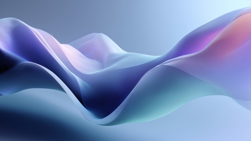 wavy abstract wallpaper, 8k background, colorful waves, background for desktop wallpaper (horizontal)