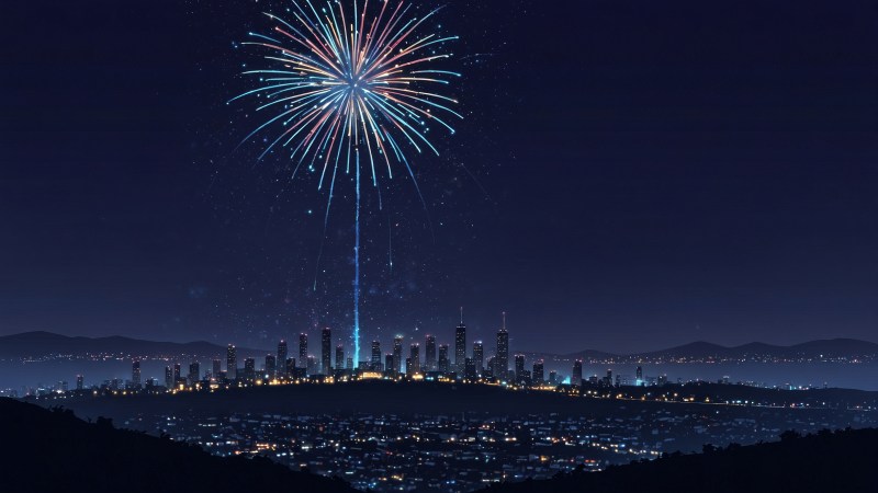 new years day wallpaper, party vibes, new years celebration, background for desktop wallpaper (horizontal)