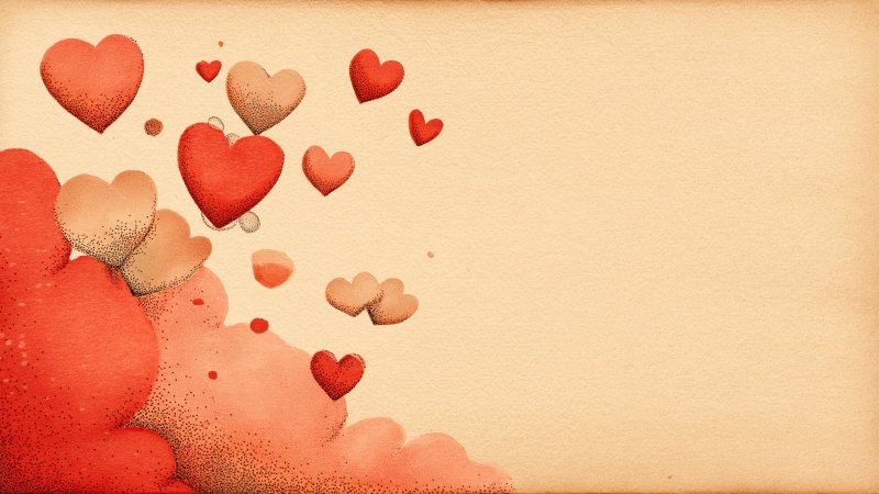 valentine wallpaper, sweet sentiments, romantic aesthetic, background for desktop wallpaper (horizontal)