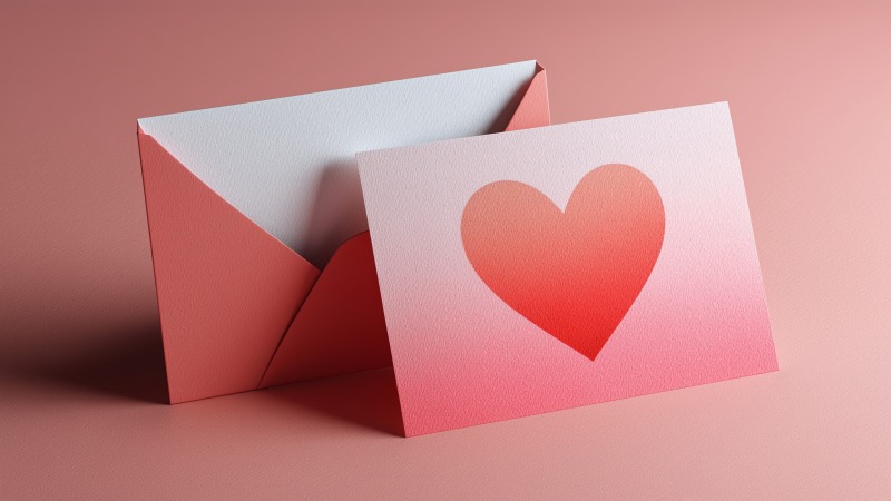 valentines craft wallpaper, diy valentine, pink heart, background for desktop wallpaper (horizontal)