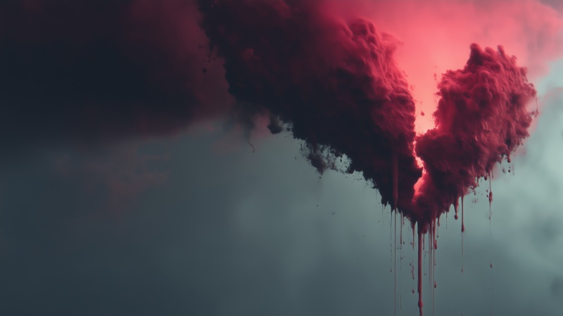 rebellion wallpaper, self-discovery, broken heart, background for desktop wallpaper (horizontal)