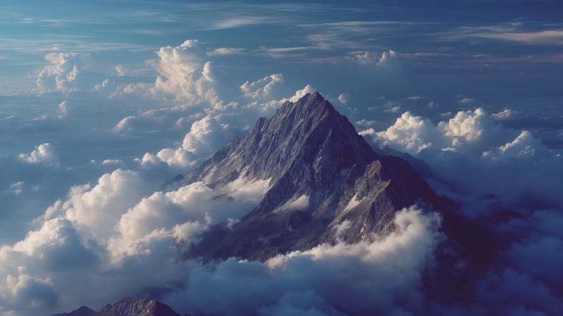 scenic outlook wallpaper, mountain landscape, peaceful mountains, background for desktop wallpaper (horizontal)