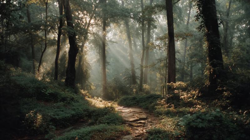 exploration wallpaper, trail, natural landscape, background for desktop wallpaper (horizontal)