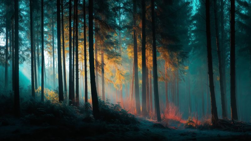 whimsical imagery wallpaper, dreamcore, serene beauty, background for desktop wallpaper (horizontal)