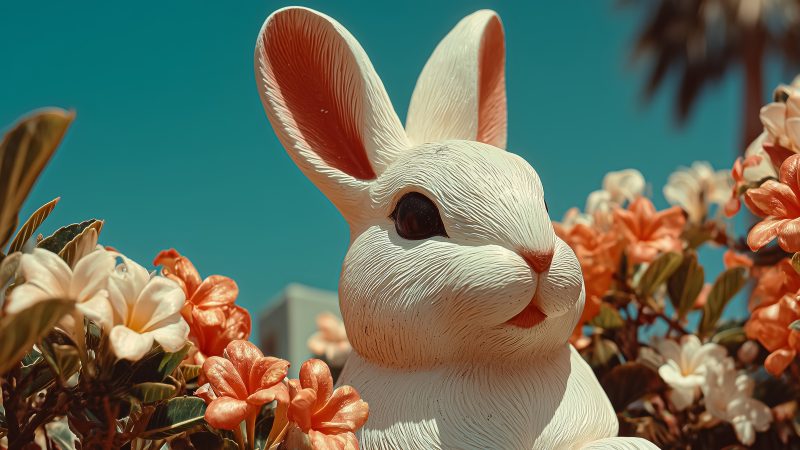 chocolate treats wallpaper, religious observance, rabbit, background for desktop wallpaper